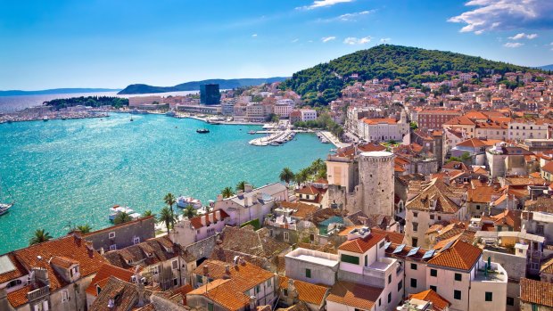 A panoramic view of the old town.