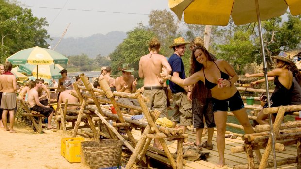 Riverside bars were all the rage in Vang Vieng a few years ago.