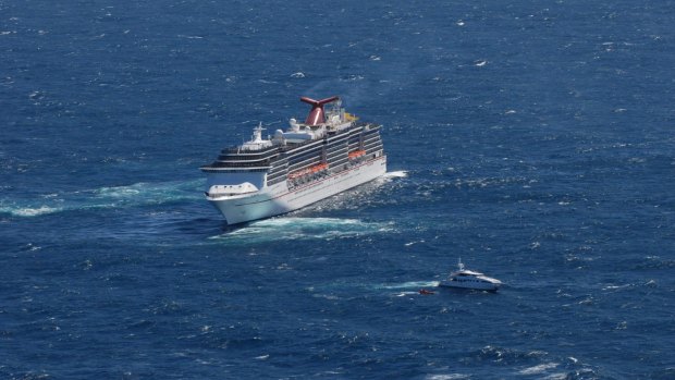The Carnival Spirit responds to a distress call from Masteka 2 and rescues two female crew members.