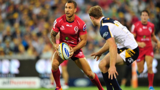 Unwanted: There are whispers in rugby circles that Quade Cooper has an attitude problem.