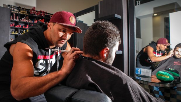 Jordan Rapana used to juggle cutting hair with his NRL ambitions.