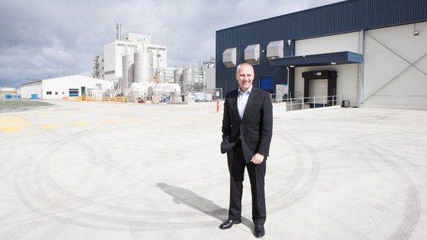Fonterra Australia chief executive Rene Dedoncker at the dairy co-operative's cheese factory in Stanhope, Victoria.