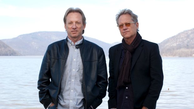 Gerry Beckley (left) and Dewey Bunnell of the band America.