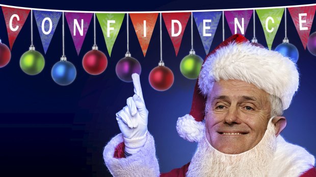 All the major retailers pointed to Malcolm Turnbull's upbeat leadership style to explain the merry Christmas.