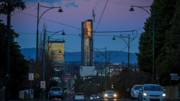 A 36-level skyscraper in Box Hill. 