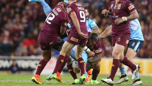 Going through the motions: Playing the dead-rubber third Origin match exposes the players to injury for no tangible reward.