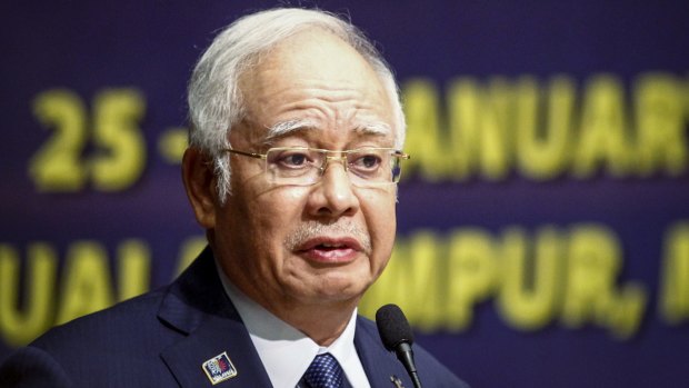 "If I had wanted to rob, I would have robbed the forest here long ago," Malaysian Prime Minister Najib Razak said.