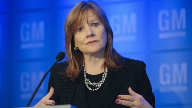 General Motors CEO Mary Barra says her father encouraged her interest in cars and science and her decision to work at GM.