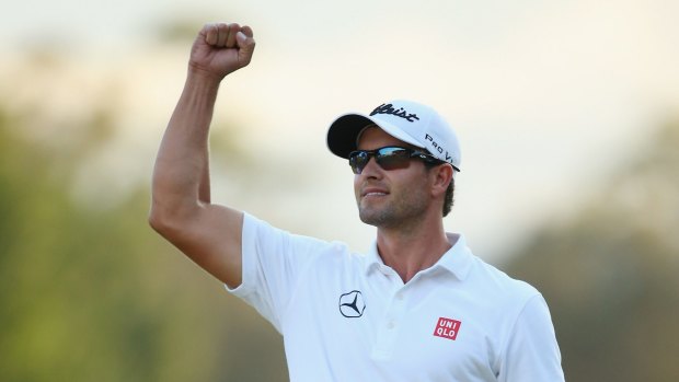 One of Australia's best golfers Adam Scott, competing at the 2013 PGA,