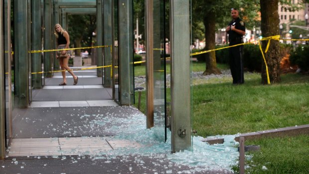 It was the second act of vandalism in less than three months at the holocaust memorial.
