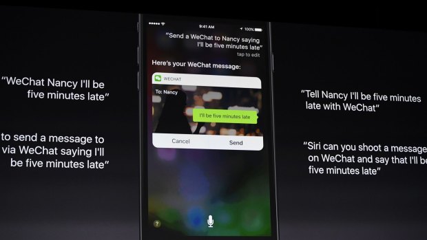 Apple is opening up its virtual assistant Siri to third-party apps.