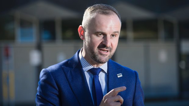 ACT Chief Minister Andrew Barr: Mr Barr told the Assembly this week he would remind Icon Water of their obligation to run a competitive business in light of a multi-million dollar shared services deal with ActewAGL. 