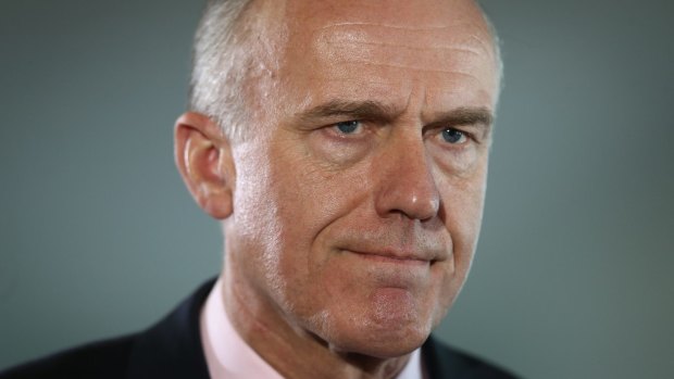 Not happy: Liberal senator Eric Abetz.