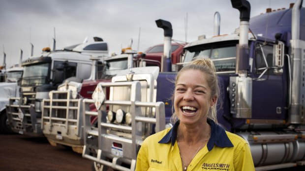 Truck driver Rachael Willis, 33, lives and works in Karratha in the Pilbara, which ties with Darlinghurst, NSW, as the area with the highest concentration of people aged 28-47.