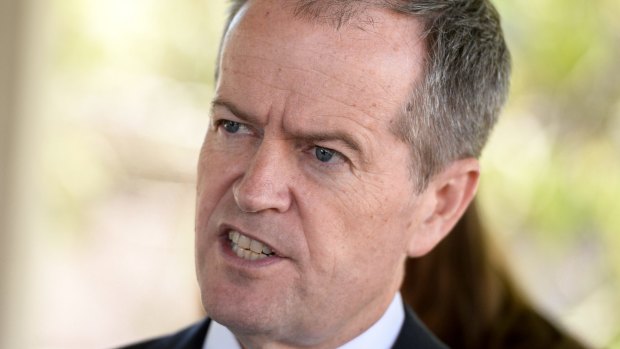 Opposition leader Bill Shorten