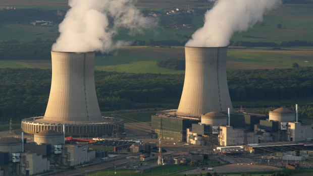 Mystery flights: The nuclear power plant in Cattenom, eastern France, is one of seven overflown by drones of unknown origin.