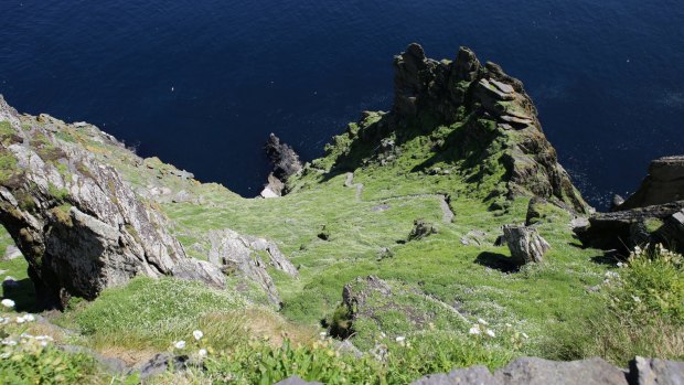 Skellig Michael's rugged landscape can make visiting a challenge.