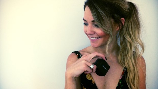 Ebay? Sam Frost with the engagement ring.