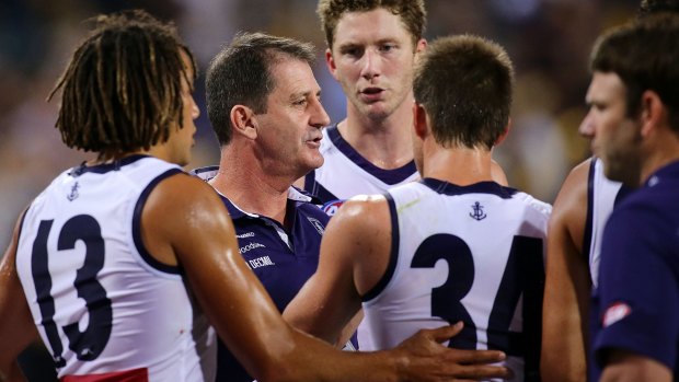 Ross Lyon will look for a better start from his players against Carlton.
