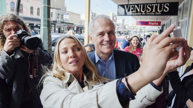 Prime Minister Malcolm Turnbull laps up the Sydney public's adulation.
