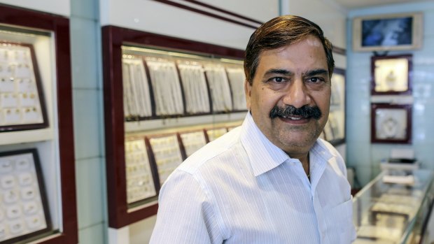 Kumar Jain, owner of the Umedmal Tilokchand Zaveri jewellery store.