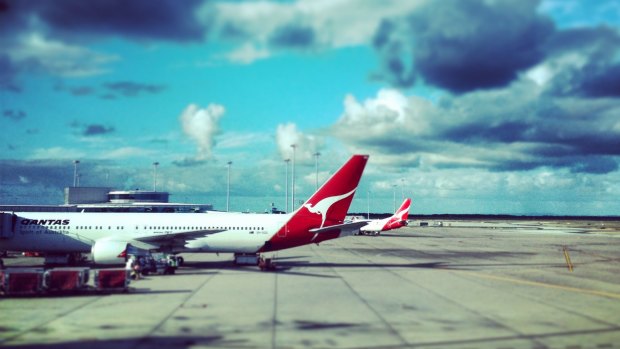 Qantas was involved in an emergency at Perth Airport.