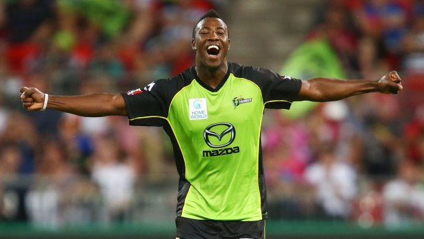 "I just like to celebrate when I get success": Andre Russell. 
