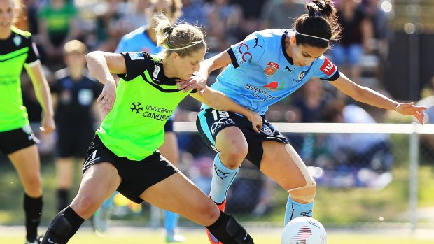 Ellie Brush will play for Canberra United and the GWS Giants this season.