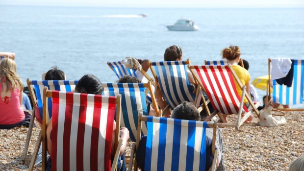 Thousands visit England's beachside resort of Brighton every year.