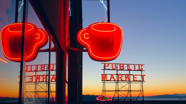 Pike Place Market: A maze of arcades overlooking Seattle's waterfront. 