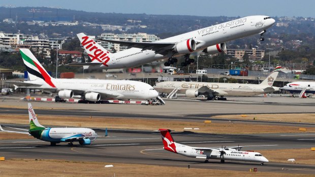 Flights between Sydney and Melbourne have plummeted 97 per cent due to COVID-19 travel restrictions.