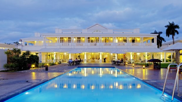 Built in 1914, The Grand Pacific Hotel looks out across Suva's harbour.