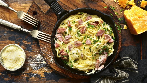 Carbonara is an alchemical, transcendental bowl of rich, fatty goodness.