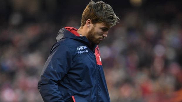 Jack Viney suffered an injury during the game against the Swans. 