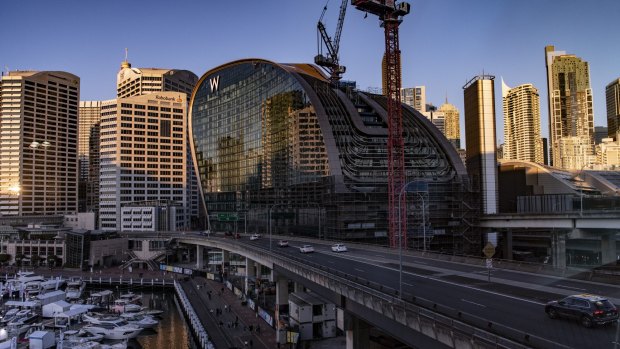 Completion of the The W Sydney hotel has been delayed.