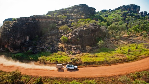 On safari in Arnhem Land.