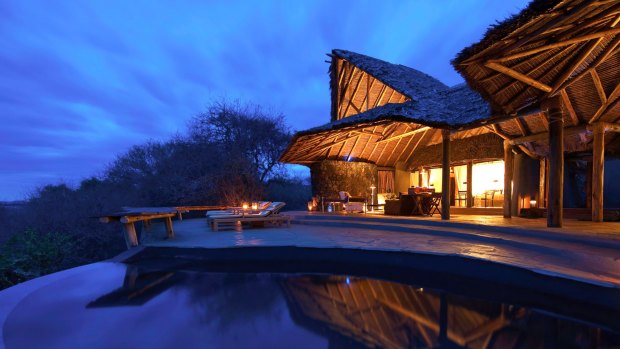 Ol Donyo Lodge in Kenya is set in with 1100 square kilometres of private wilderness and offers game-spotting galore. 