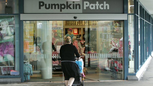 About 1000 staff work in Pumpkin Patch's network of 117 stores in Australia, and about 600 in its 43 New Zealand outlets.