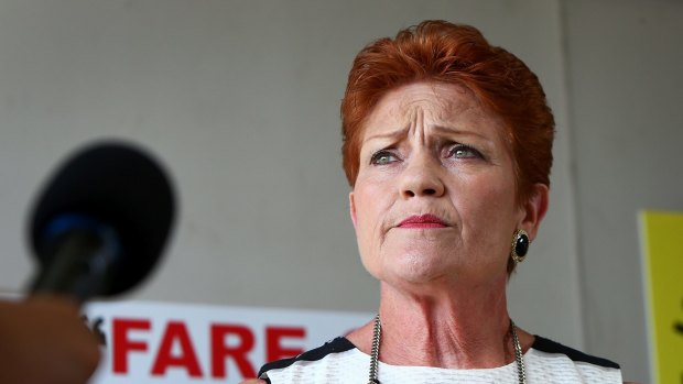 Senator Pauline Hanson says she will halve the number of state MPs and reinstate an Upper House in Queensland if One Nation wins the next election.