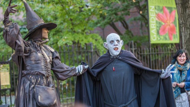 Haunted Happenings in Salem during Halloween.