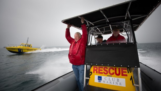 Crew from Queenscliffe volunteer coast guard. 