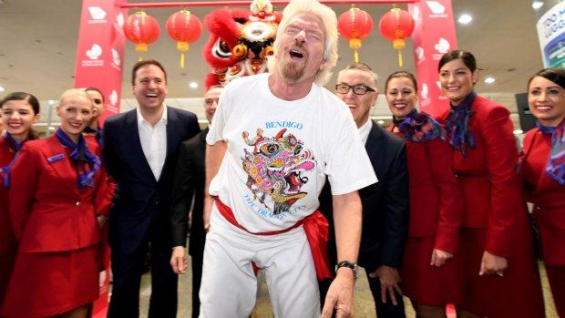 Richard Branson may have a pained expression in this photo, but British Airways' boss Willie Walsh should be the one wearing it, according to the Virgin founder.