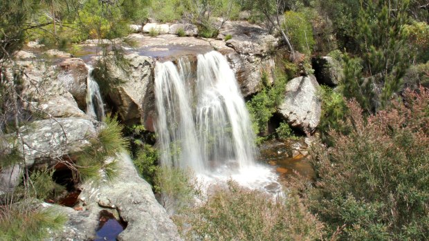 The little-known Maddens Falls in southern Sydney.