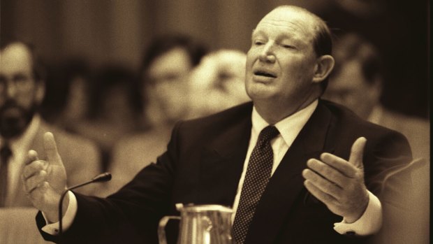 Kerry Packer speaks at a parliamentary inquiry in Canberra in 1991. Packer won his battle with the Tax Office but most of us don't want to end up there in the first place.