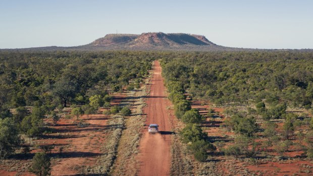 Heading towards Mount Oxley near Bourke in outback NSW.