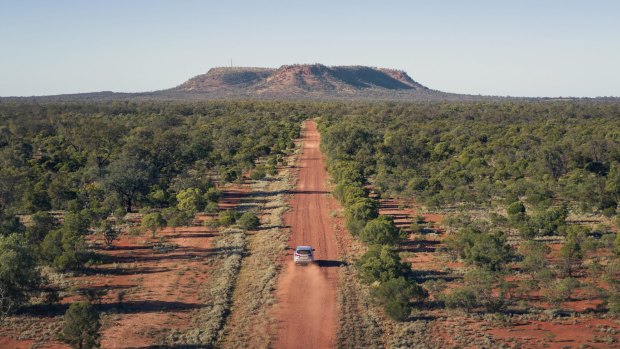 Heading towards Mount Oxley near Bourke in outback NSW.