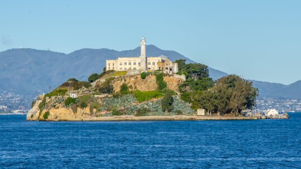 The prison can clearly be seen from San Francisco.