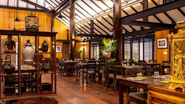The Sugar Palm restaurant, which serves up a highly memorable take on amok, a traditional Cambodian dish. 