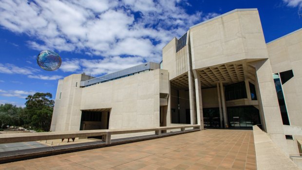 News: Generic image of the National Gallery of Australia, in Parkes, Canberra. 5th of February 2014. Canberra Times Photograph by Katherine Griffiths
