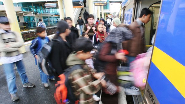 Schools are bracing for major disruption to class tomorrow due to Melbourne's train strike, with one school expecting half of its students will be forced to stay home.